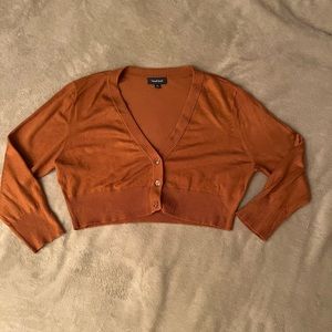 ModCloth Cropped Cardigan - Tan